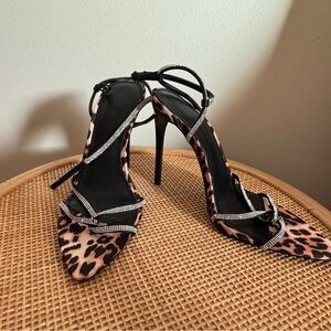 Steve Madden Leopard Print Stiletto Heels